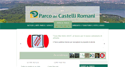 Desktop Screenshot of parcocastelliromani.it
